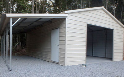 24x25x12 12ga/170 Vert Garage & Carport