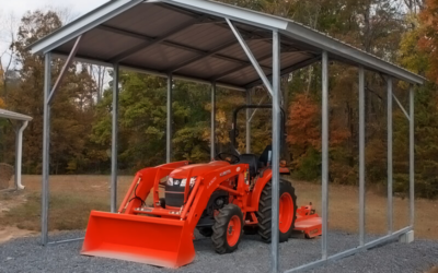 12x20x9 12ga/170 Vertical Roof 1-Car